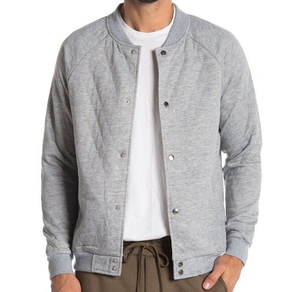 Sovereign Code NWT Men's Heather Grey Button Down Jacket XL - Picture 1 of 9